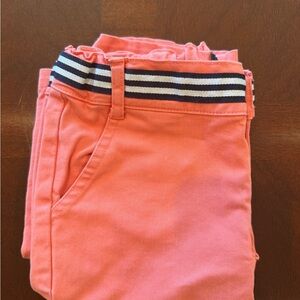 Andy & Evan Coral Kids Pants with Striped Waistband